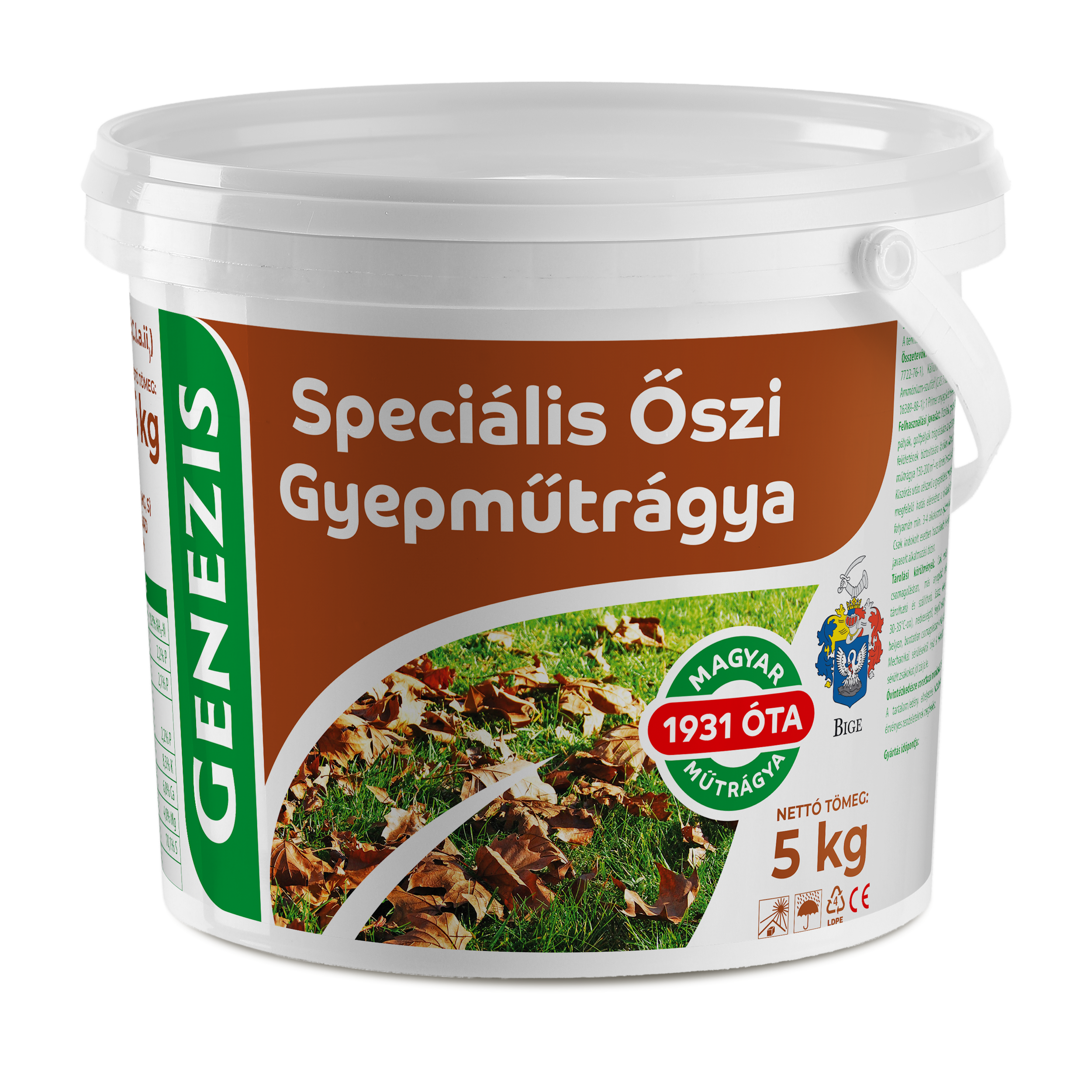 Genezis Speciális őszi gyepműtrágya 5 kg vödör – Hobby Garden